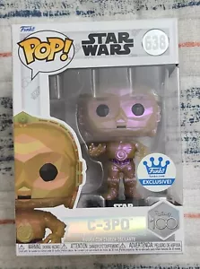 Disney 100, Figurine Funko Pop! Vinyl: Star Wars -C-3P0-Funko (Exclusive) #638 - Picture 1 of 3