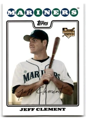 2008 Topps Jeff Clement RC Seattle Mariners #286 - Image 1 of 2