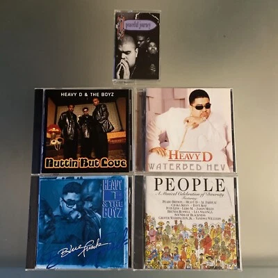 Heavy D & the Boyz 5 LOT: Peaceful Journey Cassette, Waterbed, PEOPLE NEW!, Funk - Image 1 of 4
