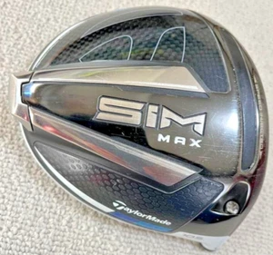 Taylormade Golf Driver Head SIM MAX 10.5 Head Only Right Handed Without Shaft - Picture 1 of 9