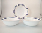 Set of 3 Corelle Corning Classic Cafe Blue 6 1/4" Soup Cereal Bowls