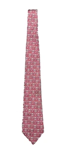 Christian Dior 56" x 3.5" Burgundy Patterned Tie - Picture 1 of 7