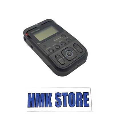 Roland R-07 RD Handy Portable Recorder Black Used Tested Good working - Image 1 of 4