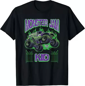 Monster Jam Grave Digger Kid Family Motorsports T-Shirt - Picture 1 of 4
