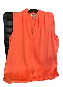 Chelsea28 Sleeveless Loose Coral/Peach Pullover Lightweight Top Size XS - Picture 1 of 10