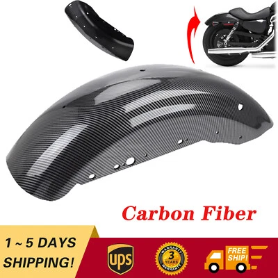 Guardabarros trasero de fibra de carbono para Harley Sportster XL883 1200 48 72 2004-2021 2022 Foto 1 de 4