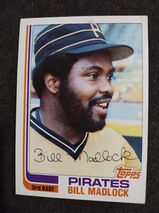 1982 Topps Pittsburgh Pirates Baseballkarte #365 Bill Madlock - Bild 1 von 2