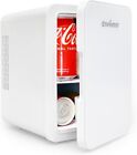 Enventor Mini-Kühlschrank 4 Liter, 6 Dosen Mini-Kühlschränke für Schlafzimmer, AC + 12V DC Power