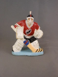Vtg Hockey Goalie NHL? Team Lightning Bolt Jersey Player Candle Cake Topper - Picture 1 of 9