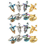 16 pièces anneaux de tricot crochet crochet alliage crochet accessoires crochet anneaux