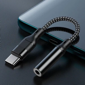 USB C to 3.5mm Earphone Jack Digital Audio Adapter Converter Type C DAC Hi Fi - Photo 1 sur 13