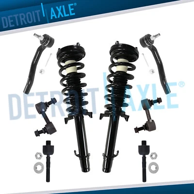 Puntales delanteros tracción delantera con barras de amarre de resorte helicoidal extremos barra estabilizadora para Acura TL 2009-2014 Foto 1 de 4