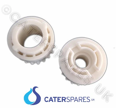 PIZZA GROUP WHITE PLASTIC PINNION FRONT & REAR COGS DOUGH ROLLER STRETCHER PARTS