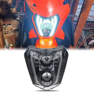 LED Headlight DRL For EXC XCW XCF SXF 250 350 450 500 SMC R 690 2019-2022 - Picture 1 of 10