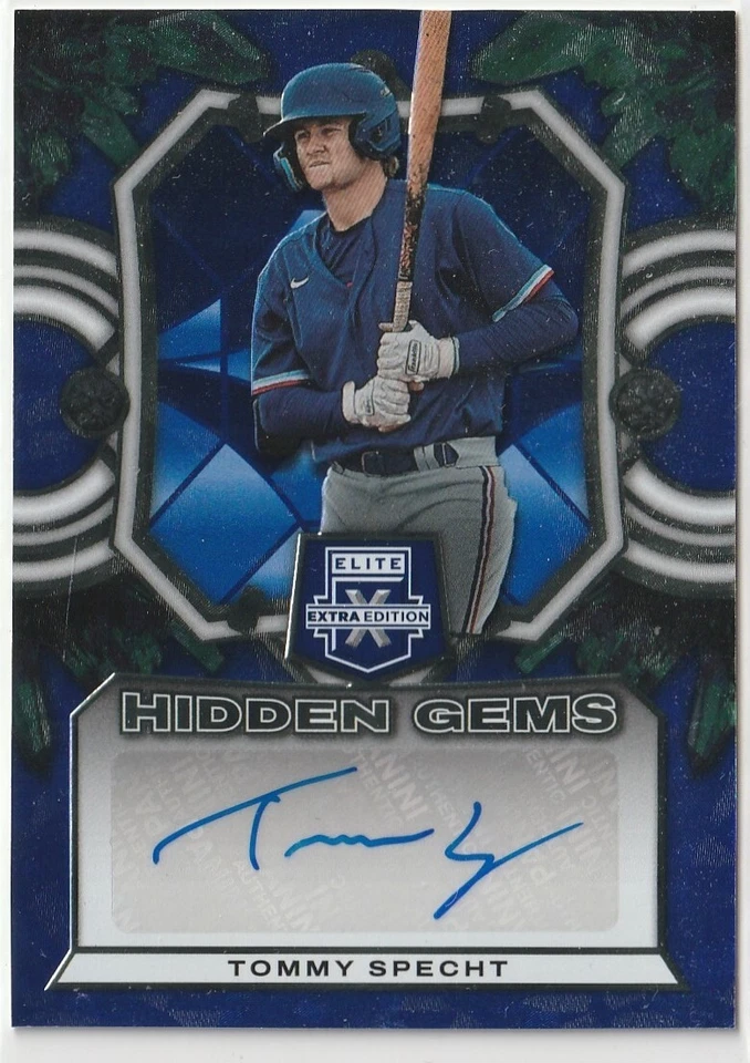 2023 Panini Elite Extra Edition Hidden Gems Auto Tommy Specht Card # HG-TSP - Image 1 of 1