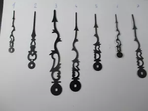 Uhrzeiger Zeiger Uhren Tischuhr Wanduhr 6-11 cm Einfach die Nummer Schreiben - Bild 1 von 1