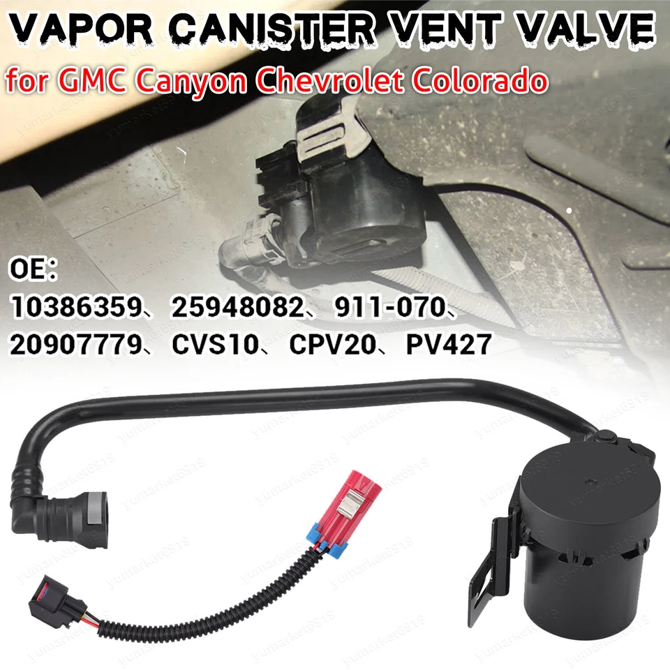 Electroválvula de ventilación de bote de vapor 20907779 para GMC Canyon Chevrolet Colorado Foto 1 de 4