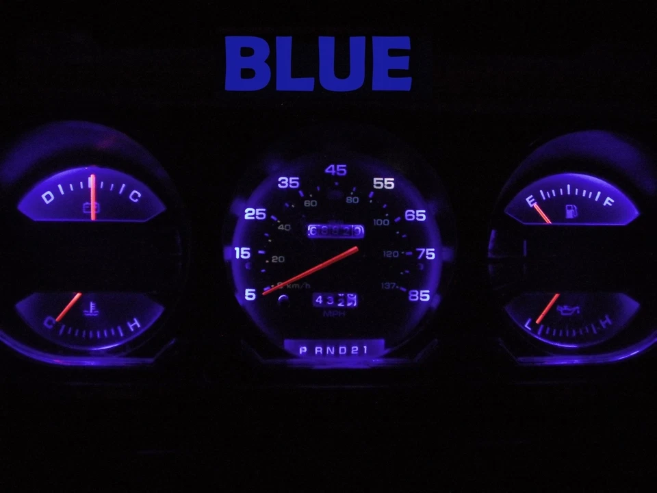 Cuadro de instrumentos LED azul para Dodge 90 - 93 Ram D100 - D350 camioneta  Foto 1 de 2