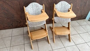 2x Geuther Hochstuhl Swing Holz Hell mit allem Zubehör, Top Zustand - Bild 1 von 6