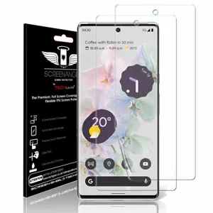 2x TECHGEAR (TPU) FULL COVERAGE Screen Protector Covers for Google Pixel 7 Pro - Picture 1 of 7