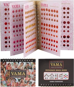 Girl'S Stone Glitter Sparkle Doubleshade Crystal Stone Mix Indian Bindi Book Kum - Picture 1 of 5