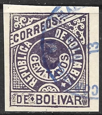 Боливар Скотт 95, SG119 VF государство Колумбия б/у выпущенный 1904 - Изображение 1 из 2