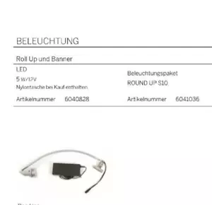 Spennare Rollup LED Lampe - neu + unbenutzt - Markenqualität - Bild 1 von 1