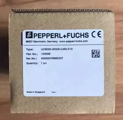 1PCS New Pepperl +Fuchs UC6000-30GM-IUR2-V15 Ultrasonic sensor  Fast Shipping - Image 1 of 2