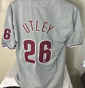 CHASE UTLEY AUTOGRAPHED SIGNED PHILLIES JERSEY PSA / DNA - Picture 1 of 5