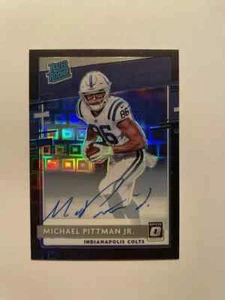 Michael Pittman - 2020 Donruss Optic #172 Black Pandora Auto #14/25 Rookie RC 🔥 - Picture 1 of 2