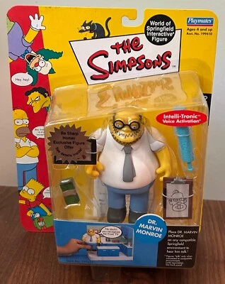 Figura Los Simpson Dr Marvin Monroe Playmates World of Springfield Serie 10 Foto 1 de 2