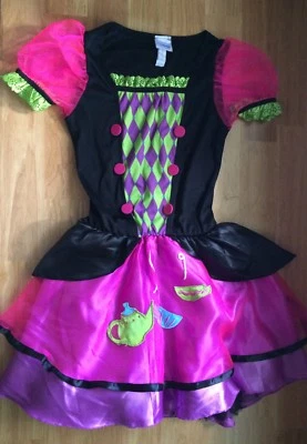 Размер M 8-10 молодежи ALICE в стране чудес черный и неоновый платье вверх костюм тюль юбка  - Изображение 1 из 4