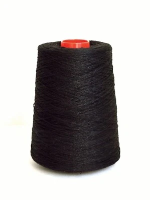 Natural 100% Linen Knitting and Weaving Yarns, 1.1 lb / 500 grams cone, 2 ply - Image 1 of 3