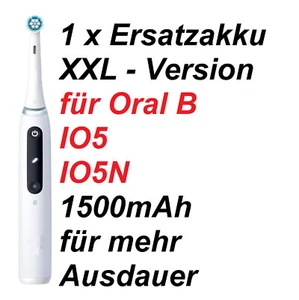 Sostituzione Batteria per Oral B Io 5 IO5 3,7V 1500mAh Serie 5N IO8 IO9 3758 - Foto 1 di 1
