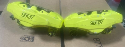 2018-2021 Subaru WRX STI Factory Rear Brembo Brake Caliper Set OEM 18-21 - Imagem 1 de 4