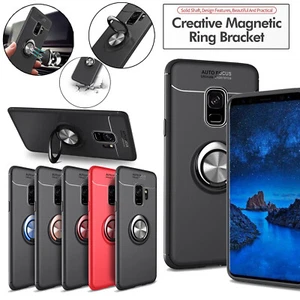 Shockproof Ring Case for Samsung S10 S10E S8 S9 Plus A50 A20 J4 J6 Plus Note10 - Picture 1 of 12