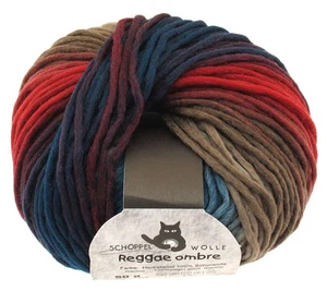 139€/kg) Schoppel Wolle 50g Reggae ombre 50g Farbe 1507 Herbstwind