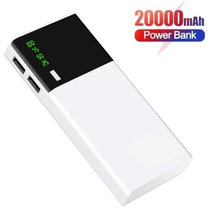 POWER BANK 20000 mAh USB Bianco BATTERIA PORTATILE X9 PER SMARTPHONE POWERBANK - Imagen 1 de 8