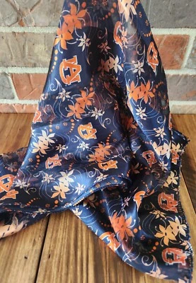 Bufanda elegante floral/tigres universitarios castaño rojizo vintage para mujer 60"x13" Foto 1 de 4