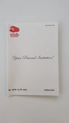 Nintendo DS Club Nintendo Invitation NL-NTR-YLTP-AUS RVL/TWL-AUS with PIN 2009 - Image 1 of 2