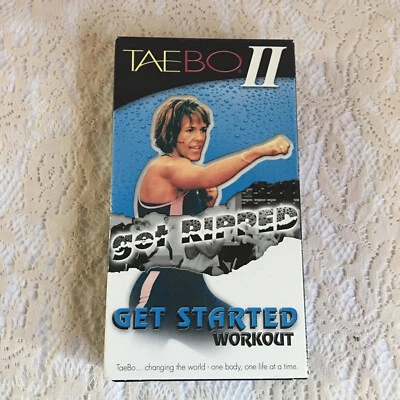 TAEBO 11 get RIPPED - GET STARTED WORKOUT  VHS - Image 1 of 3