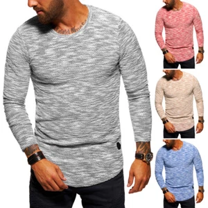 Behype. Herren Feinstrick Pullover Sweatshirt Oversize Crew-Neck 40-3721 NEU - Bild 1 von 6
