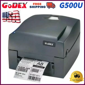 Godex G500U 203dpi Barcode Printer With 4 Inch 203dpi Direct Thermal Transfer US - Picture 1 of 8