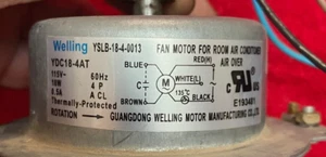 Welling Motor YSLB-18-4-0013 Dehumidifier Fan Motor - Picture 1 of 4