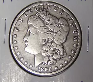 1890-O Morgan Silver Dollar VG/F New Orleans Mint Coin (51124) - Picture 1 of 3