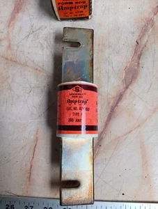 FUSIBLE SHAWMUT FORM 600 AMP-TRAP A2Y300 TIPO 4 300A - NUEVO - STOCK ANTIGUO - Imagen 1 de 4