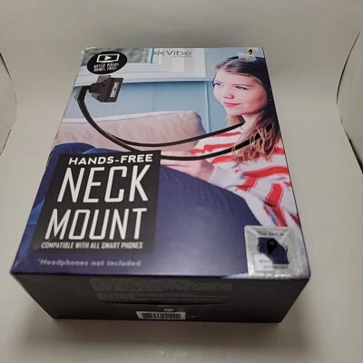 Soporte para teléfono celular con montaje en cuello Vibe para todos los teléfonos celulares inteligentes manos libres videos Foto 1 de 4