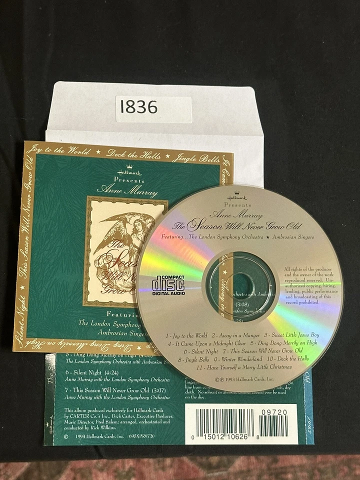 The Season Will Never Grow Old - Audio CD By Anne Murray NO CASE I836 Foto 1 de 1