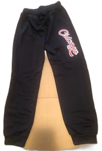 Chicago Shein Black Sweats 2 Pockets Tie Front Size Y9 NWOT - Picture 1 of 3
