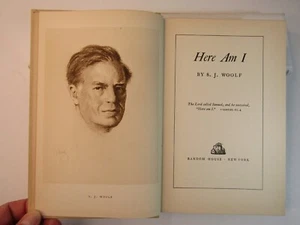 HERE AM I By Samuel J. Woolf 1st Printing 1941 HC - Imagen 1 de 12